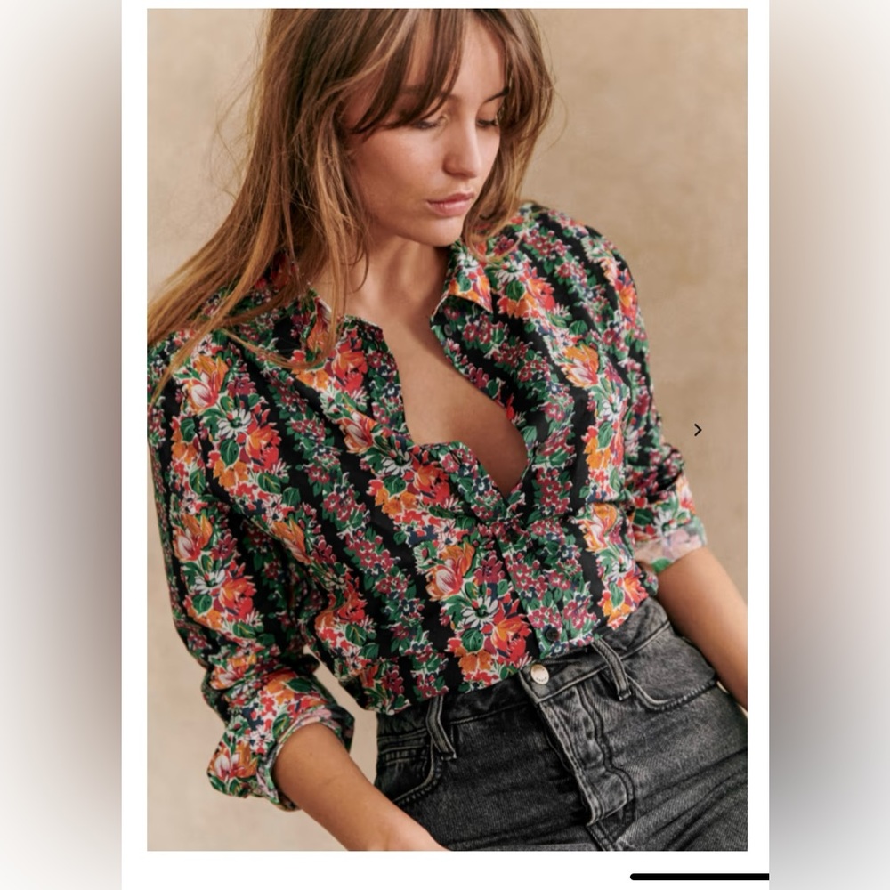 Sezane Pierro shirt size 8/40